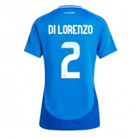 Fotbalové Dres Itálie Giovanni Di Lorenzo #2 Dámské Domácí ME 2024 Krátký Rukáv